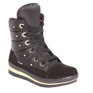 Jog Dog Black Gold Swarovski Winter Boot